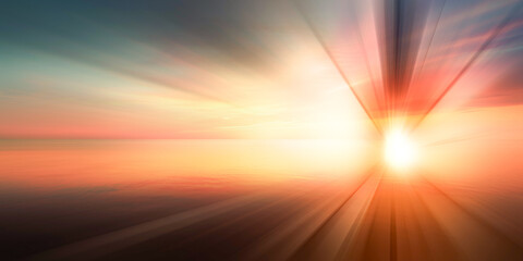 Obraz premium Dynamic light rays abstract background creates a futuristic and magical atmosphere, where glowing beams reflect technology, space exploration, science, and innovation, blending with nature, beauty