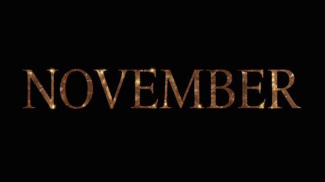 トパーズ誕生石11月立体ロゴ黒背景