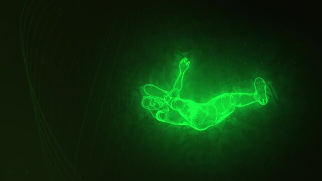Football kicks 3D render simulation with vfx sport soccer logo intro reveal background