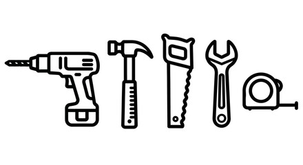 Fototapeta premium Tools for home improvement and repair.