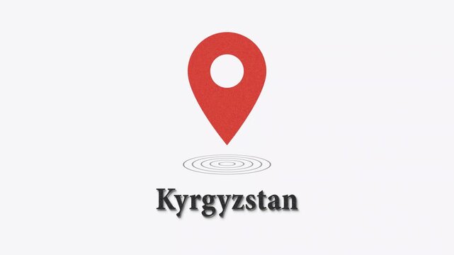 Red location pin icon with white circle on white background map marker map