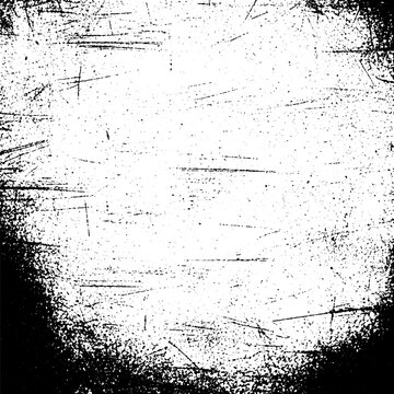 Abstract grunge texture background with scratches and dust blurry edges concentric circle abstract background scratches distressed monochrome backdrop wallpaper imperfect weathered