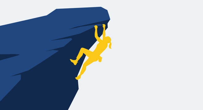 Bold Ascender Scaling Vertical Summit Edge