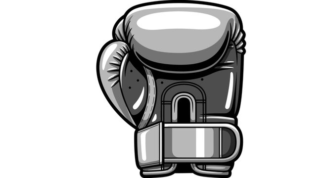 Bold Boxing Glove A Symbol Of Power And Determination With A Minimalist Style