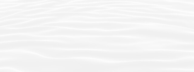 Obraz premium Abstract white wavy background. White ripple