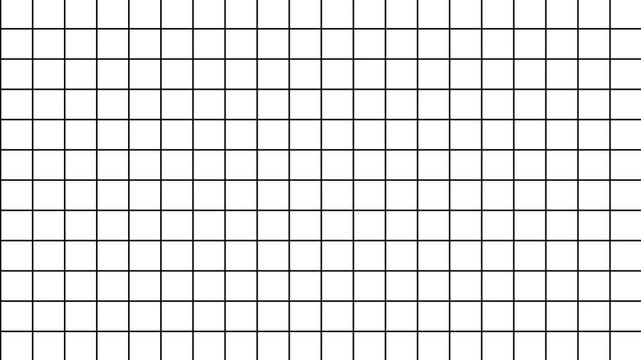Animated gradient white background with grid moving wards. Horizontal Grid background video , dark color grid ,4K VIDEO