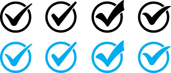 Tick Mark icon set Png Check mark icon set, tick mark sign, approved, correct, tested, verified, like, check mark icon vector check mark icon set. tick mark icon. check box icon © Mr