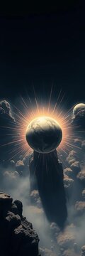 Focused surge, sphere ascends with driven purpose, rivals outmaneuvered, glory imminent,  drive,  momentum