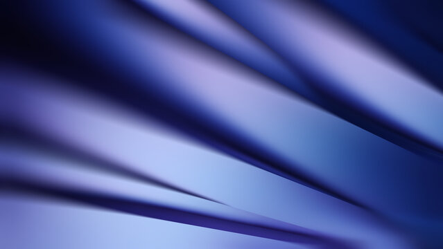 Abstract Design With Flowing Shapes in Blue Tones