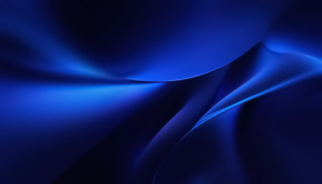 Vibrant Blue Design Adds Depth and Flow