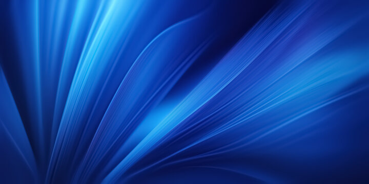 Blue Abstract Pattern With Flowing Shapes and Lines