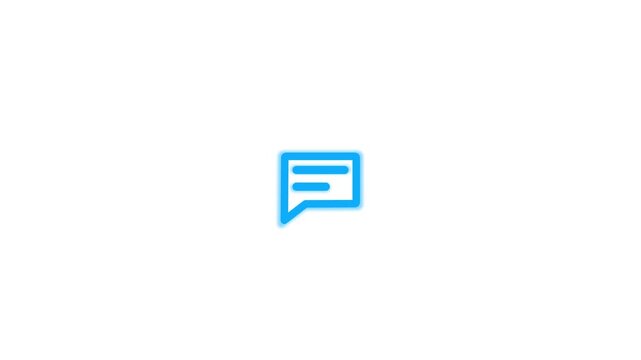 Stylish Talk Icon for Interactive Conversations. Stylish talk icon vector design for interactive conversations.