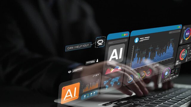 AI Assistant Brain Processor with LLM Technology, Big Data, Machine Learning, Generative AI for Business Support, Future Agentic AI Technology and Artificial Intelligence Prompt Engineering. Muxer