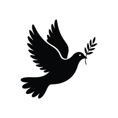 Fototapeta premium dove of peace image illustration