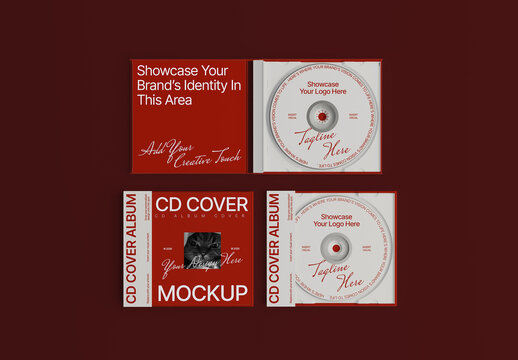 Music Album Cover Mockup