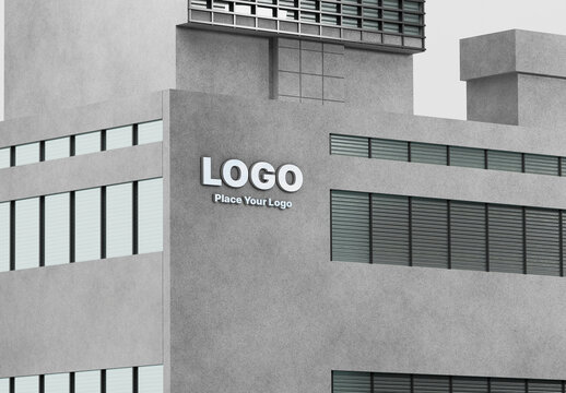 Logo Building Mockup