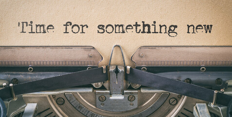  Vintage typewriter - Time for something new