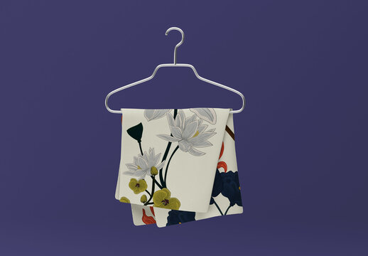 Fabric Bandana Mockup