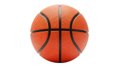 Fototapeta premium Classic Orange Basketball Isolated On White Background