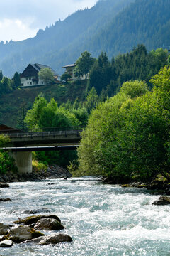 Die Rosanna bei St. Anton am Arlberg, Tirol 