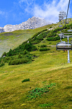 Die Kapallbahn in St. Anton am Arlberg, Tirol (&Ouml;sterreich)	