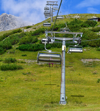 Die Kapallbahn in St. Anton am Arlberg, Tirol (&Ouml;sterreich)	