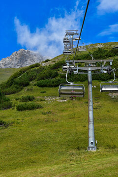 Die Kapallbahn in St. Anton am Arlberg, Tirol (&Ouml;sterreich)	