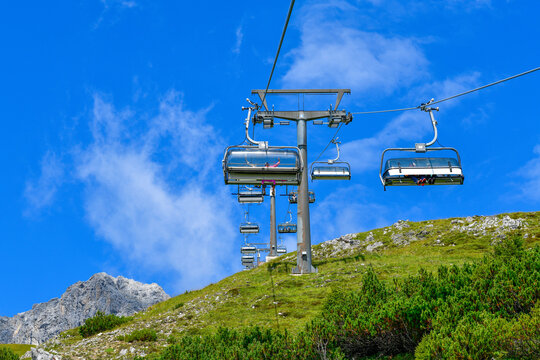 Die Kapallbahn in St. Anton am Arlberg, Tirol (&Ouml;sterreich)	