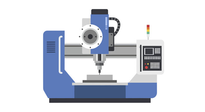 CNC Milling Machine in Operation for Precision Manufacturing.