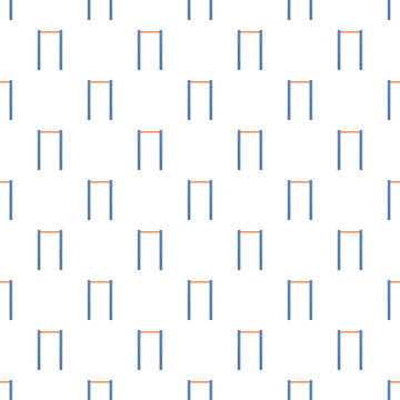 Minimalist parallel bars forming a uniform grid pattern on a white background