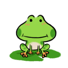 Obraz premium Frog fun graphic