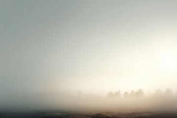 Fototapeta premium Minimal Spring Lesson Plan Background with Soft Morning Fog Gradient