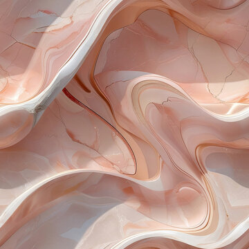 Soft peach marble background with delicate flowing veins, warm pastel tones, elegant minimal aesthetic, smooth natural stone texture, high resolution background