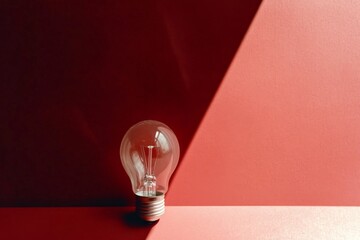 light bulb concept with a copy space