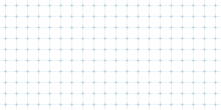 Geometric pattern of cross plus signs, dotted grid design. Paper texture for notebook, wallpaper with cross shapes. Simple mathematical symbol texture for graphic background. Vector illustration