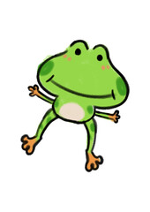 Fototapeta premium Frog fun graphic