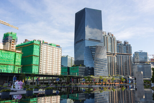 Hong Kong Kai Tak district city skyline view