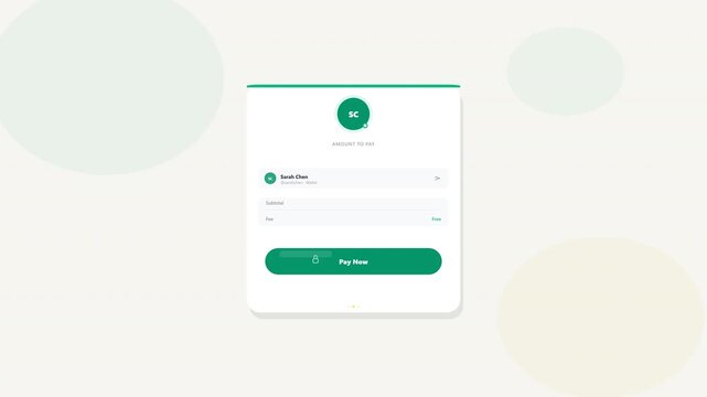 A website login interface with a green theme, set against a simple background. The design is clean, minimalist, and easy to use.