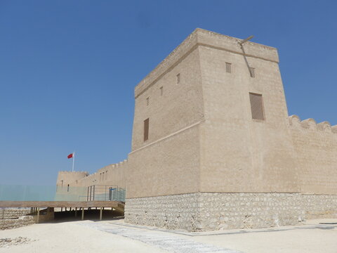 Bahrain, Riffa - partial view over Sheikh Salman bin Ahmed Fort 