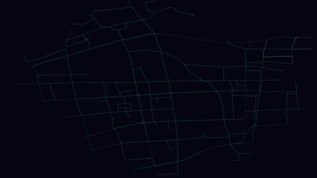 Yangzhou, China, City Infrastructure Expansion Animation, Urban Visualization Technology