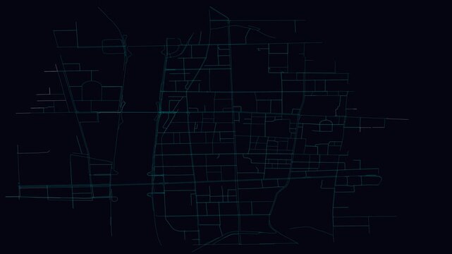 Taiyuan, China, City Infrastructure Expansion Animation, Urban Visualization Technology
