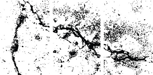 Fototapeta premium Abstract grunge background featuring a black ink splat texture with a dirty paint spray pattern and a splatter border design for an artistic vector wallpaper illustration