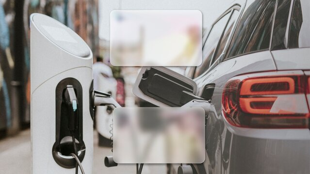 Electric vehicle charging station image