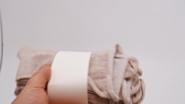How to organize and store folded socks step by step for easy access and neat arrangement at home
