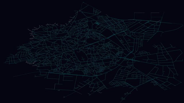 Kano, Nigeria, City Infrastructure Expansion Animation, Urban Visualization Technology