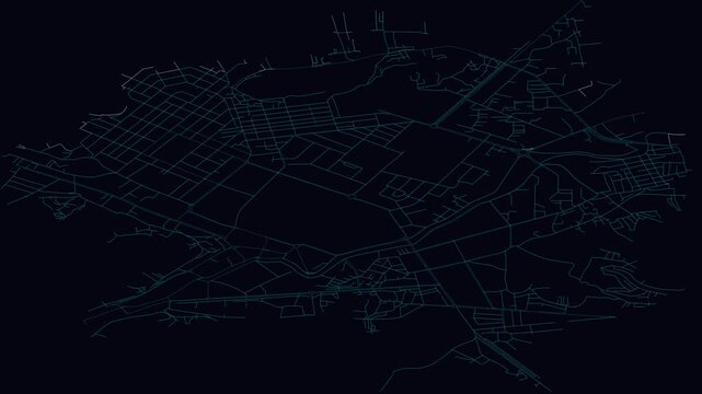 Kabul, Afghanistan, City Infrastructure Expansion Animation, Urban Visualization Technology