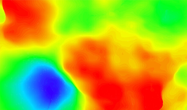 Abstract blue and green chart with analytic background cold for colorful data digital. Field gradient graph with graphic green heat for heatmap hot infrared. Landscape map abstract scale analytic.