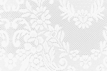 Elegant white lace pattern