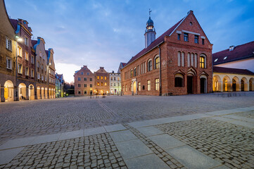 Old Town Square in Olsztyn, Poland © Tomasz Warszewski