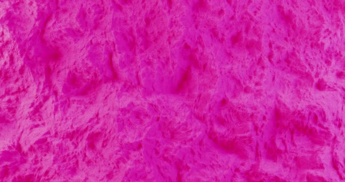 Looped animation. The abstract relief surface oscillates smoothly, creating the effect of continuous organic movement. The plastic texture vibrates and transforms fascinatingly, forming a lively and d